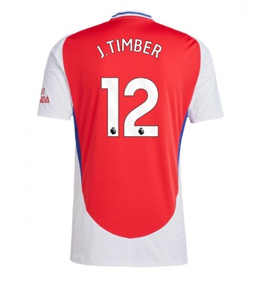 Arsenal Jurrien Timber #12 Hemmatröja 2024-25 Kortärmad